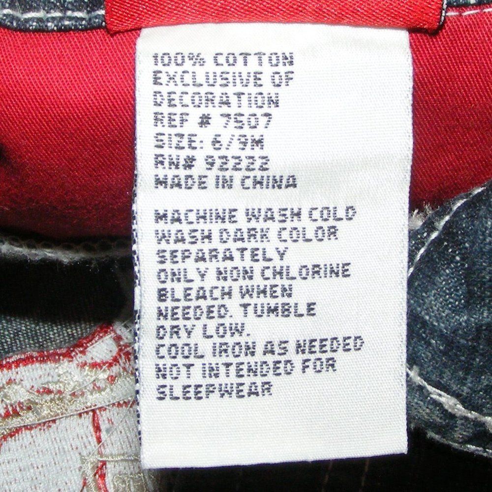 new! RADIO FLYER Denim Jumpsuit/Short-alls 6-9mo, short sleeves - Picture 12 of 15